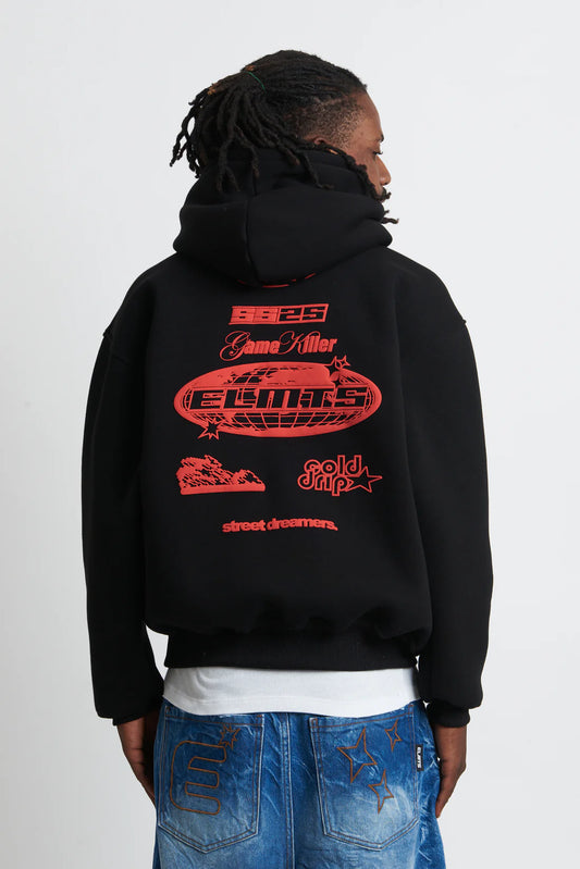 Hoodie Killer Black & Red