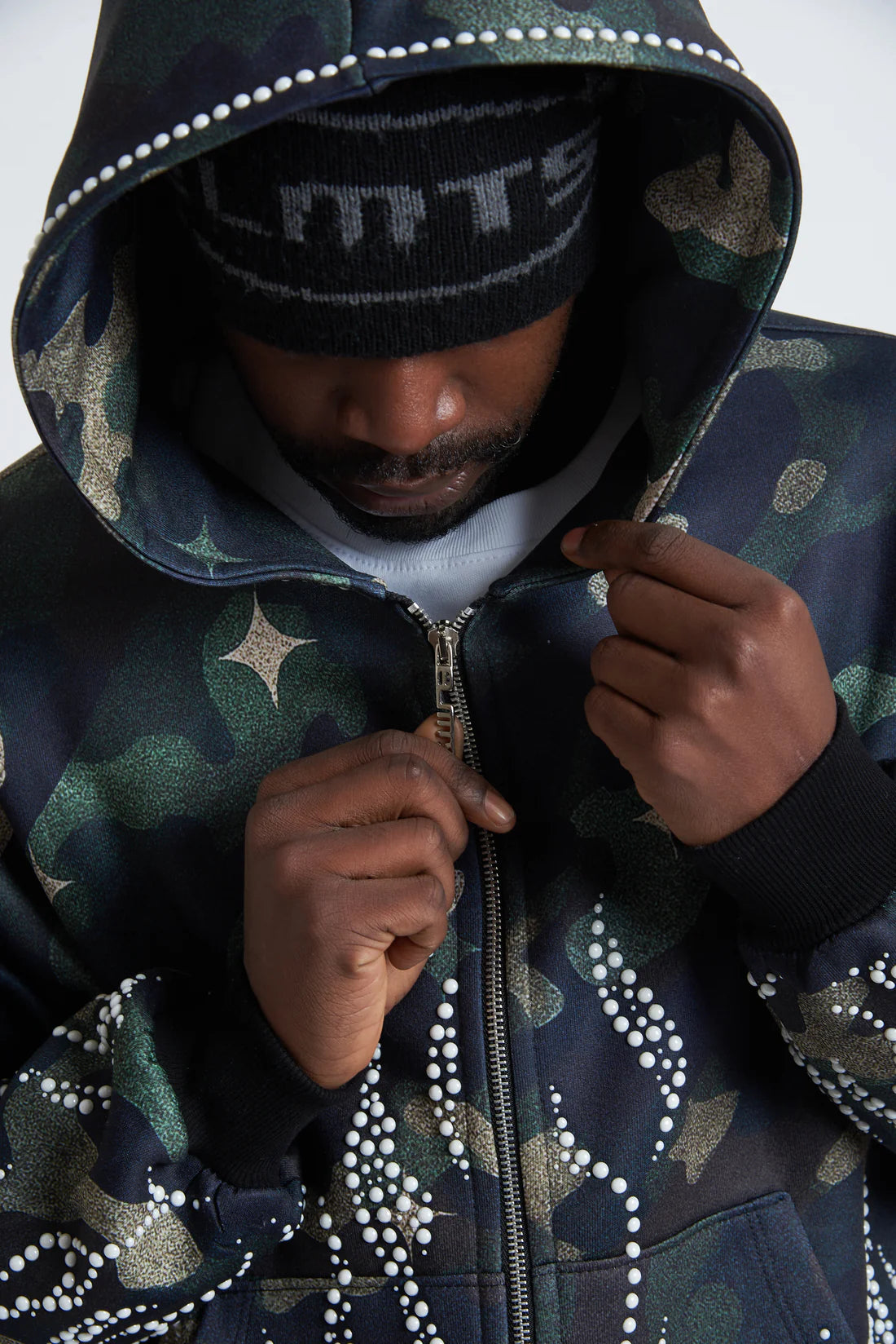 Elmts Hoodie Military Pearls