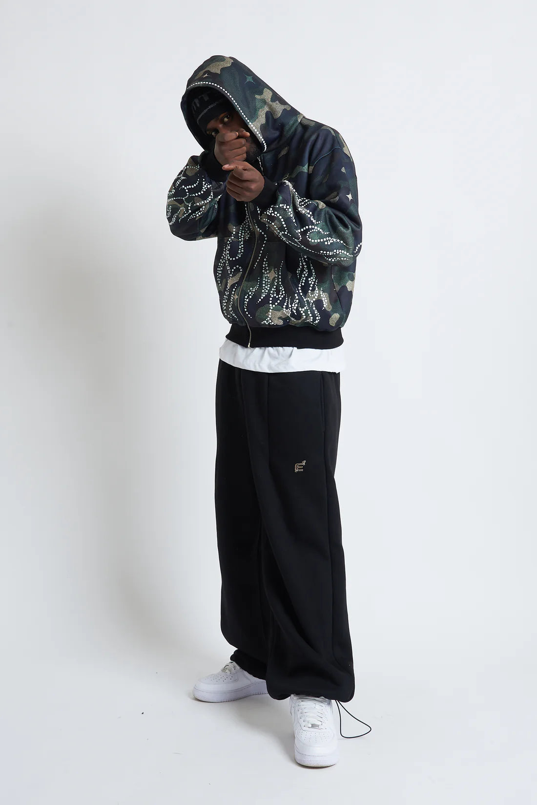 Elmts Hoodie Military Pearls