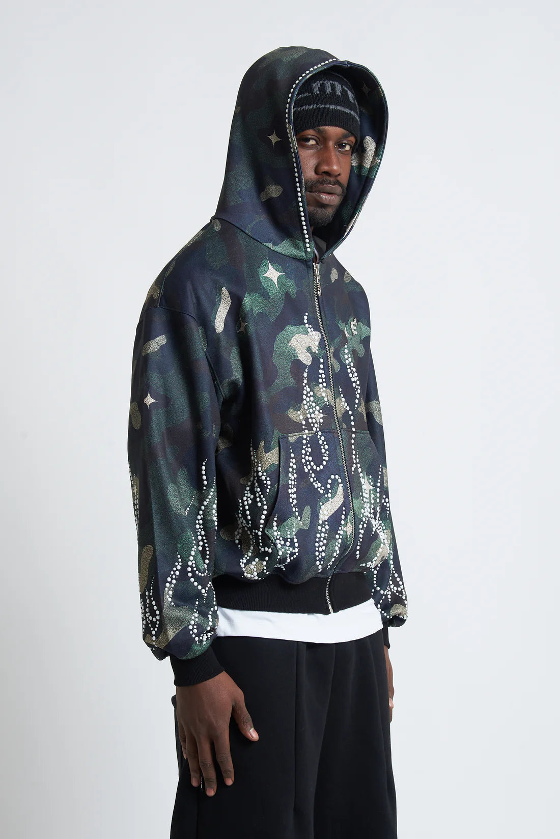 Elmts Hoodie Military Pearls