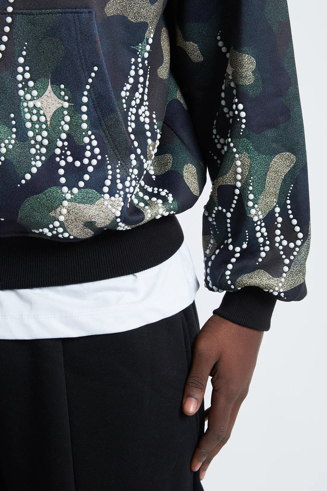 Elmts Hoodie Military Pearls