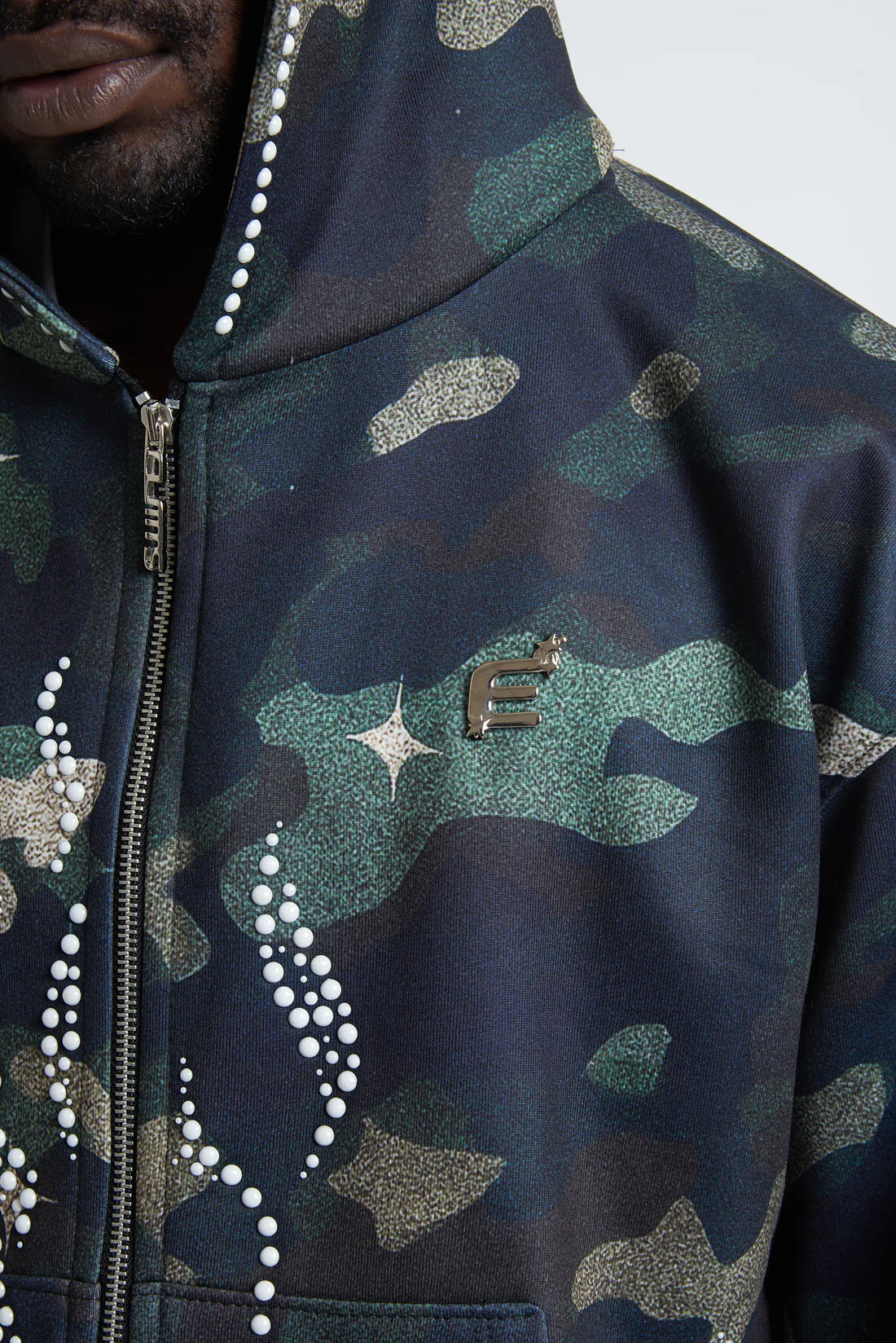 Elmts Hoodie Military Pearls