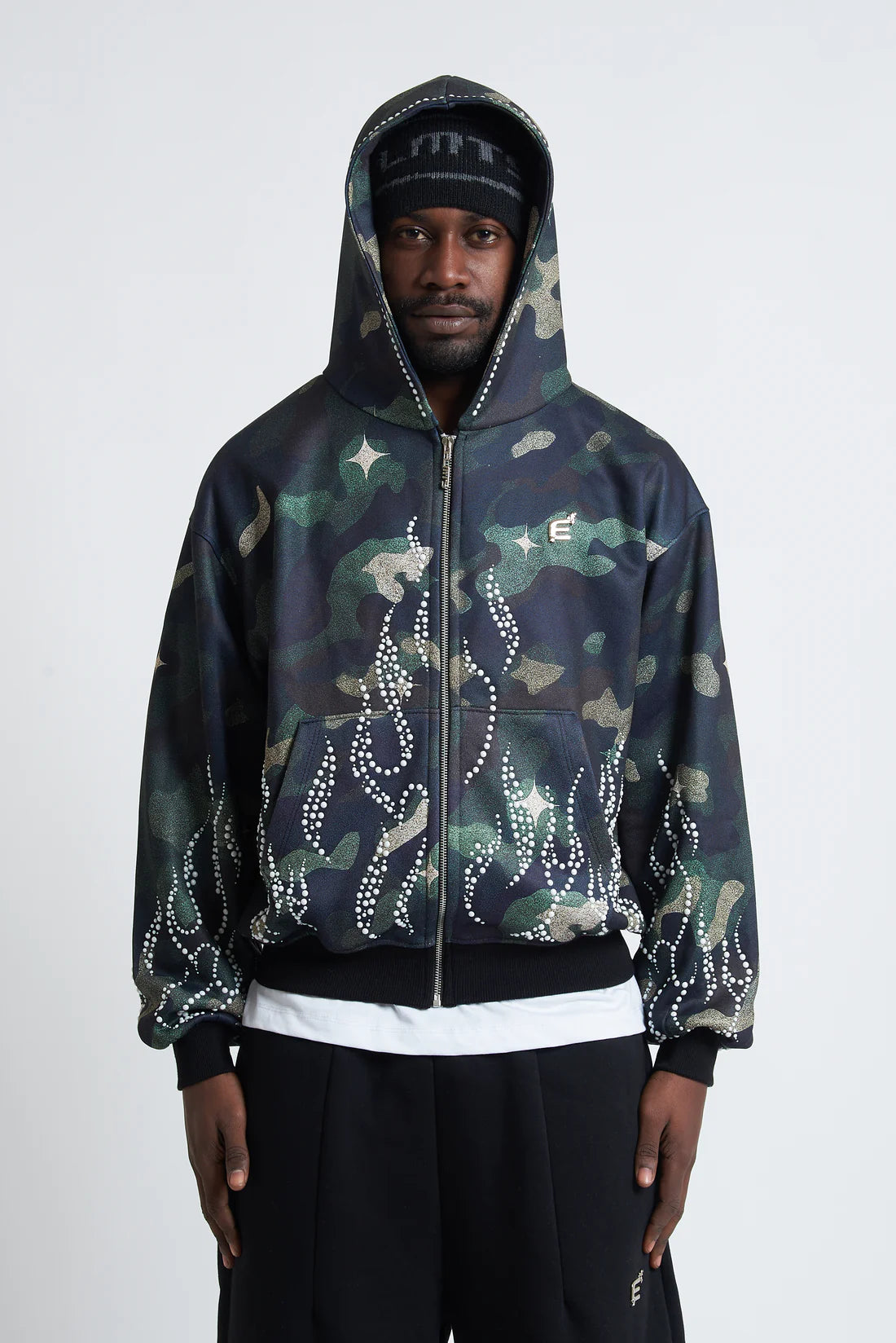 Elmts Hoodie Military Pearls