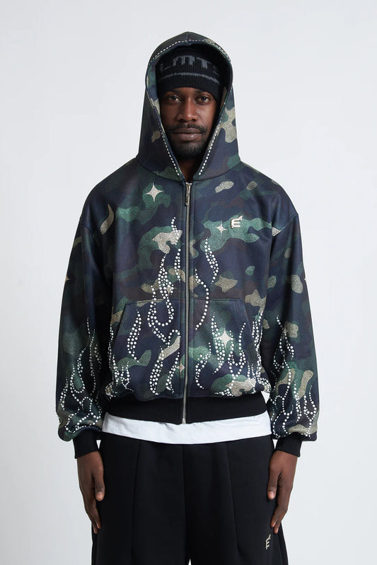 Elmts Hoodie Military Pearls