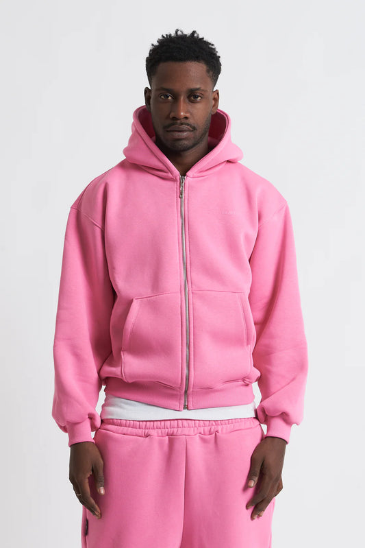 Zip Hoodie Pink