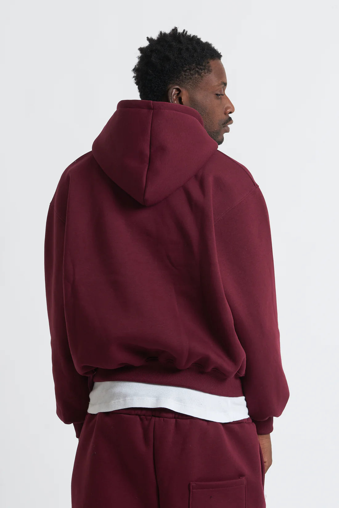Zip Hoodie Bordeux