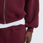 Zip Hoodie Bordeux