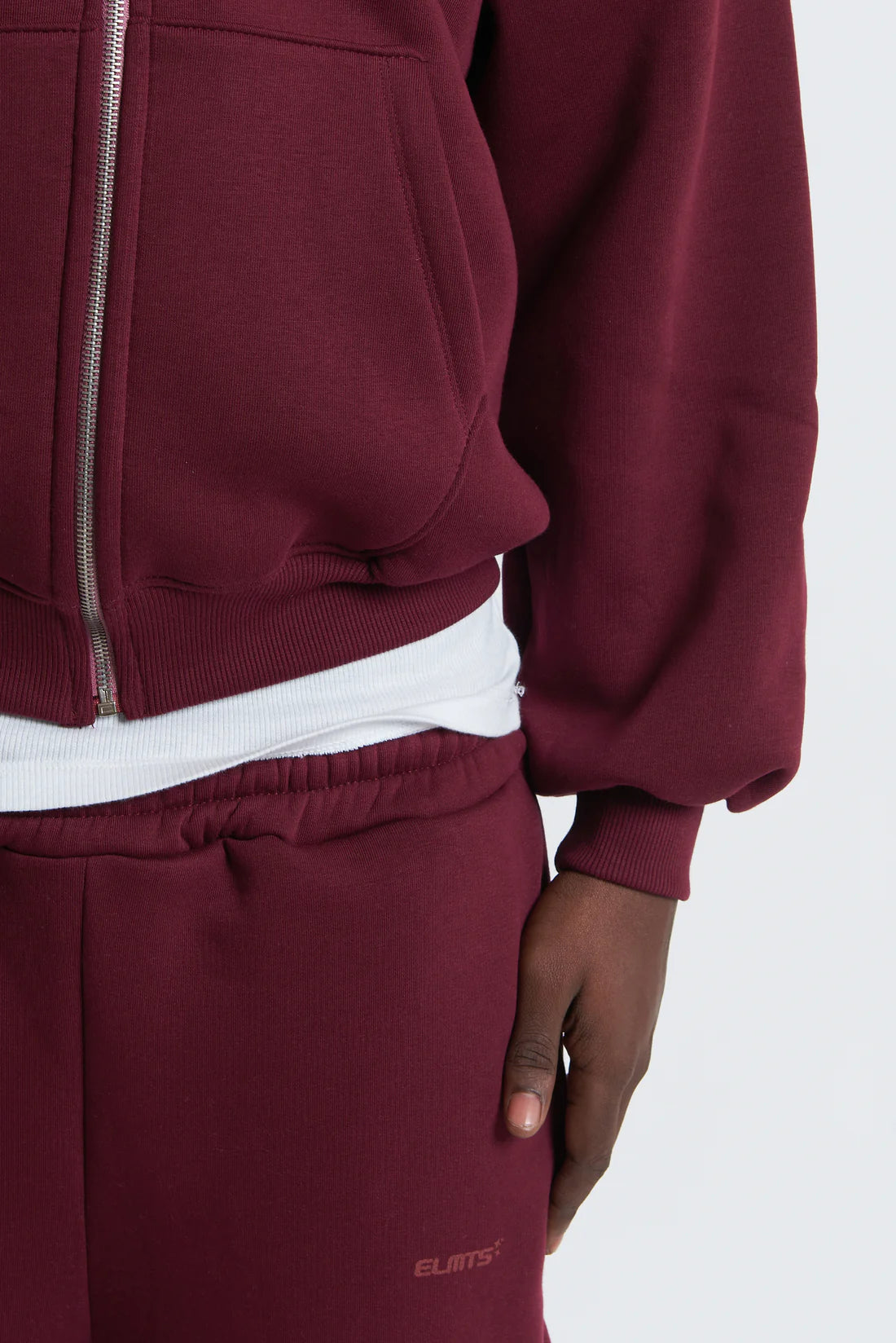 Zip Hoodie Bordeux
