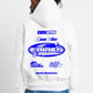 Hoodie Killer White & Blue