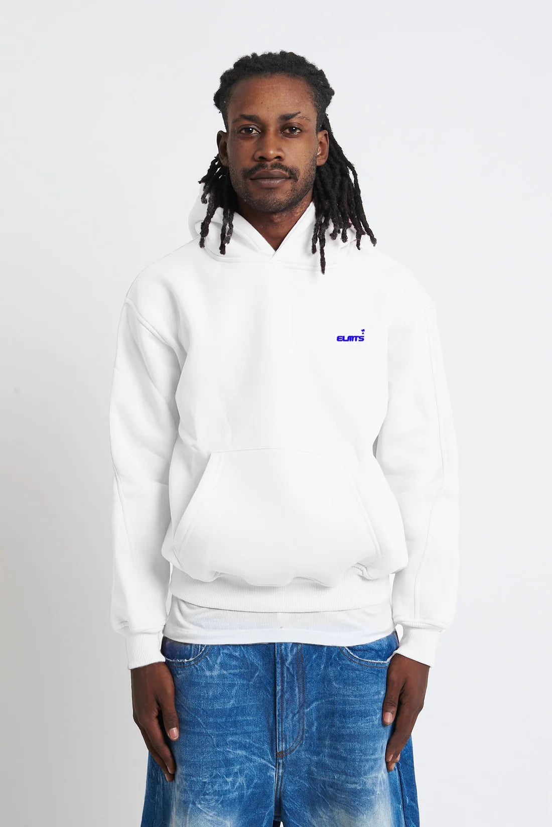 Hoodie Killer White & Blue