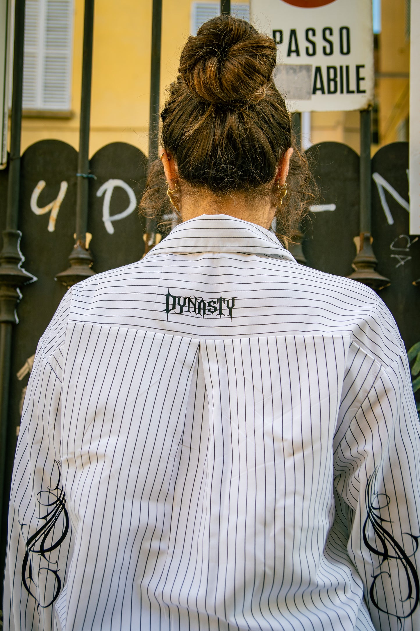 Dynasty Jacket Legacy Stripe White