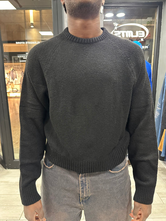 Sweater Crop Black
