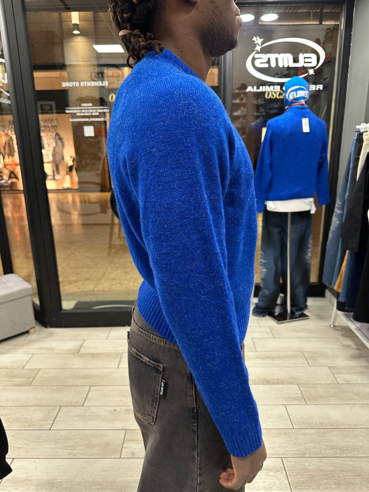 Sweater Crop Royal
