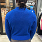 Sweater Crop Royal
