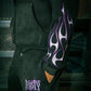 Dynasty Tribal Flame Tracksuit Washed Black