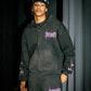 Dynasty Tribal Flame Tracksuit Washed Black