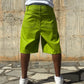 Jorts Cotton Embroidered Dark Acid