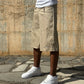 Jorts Cotton Embroidered Sand