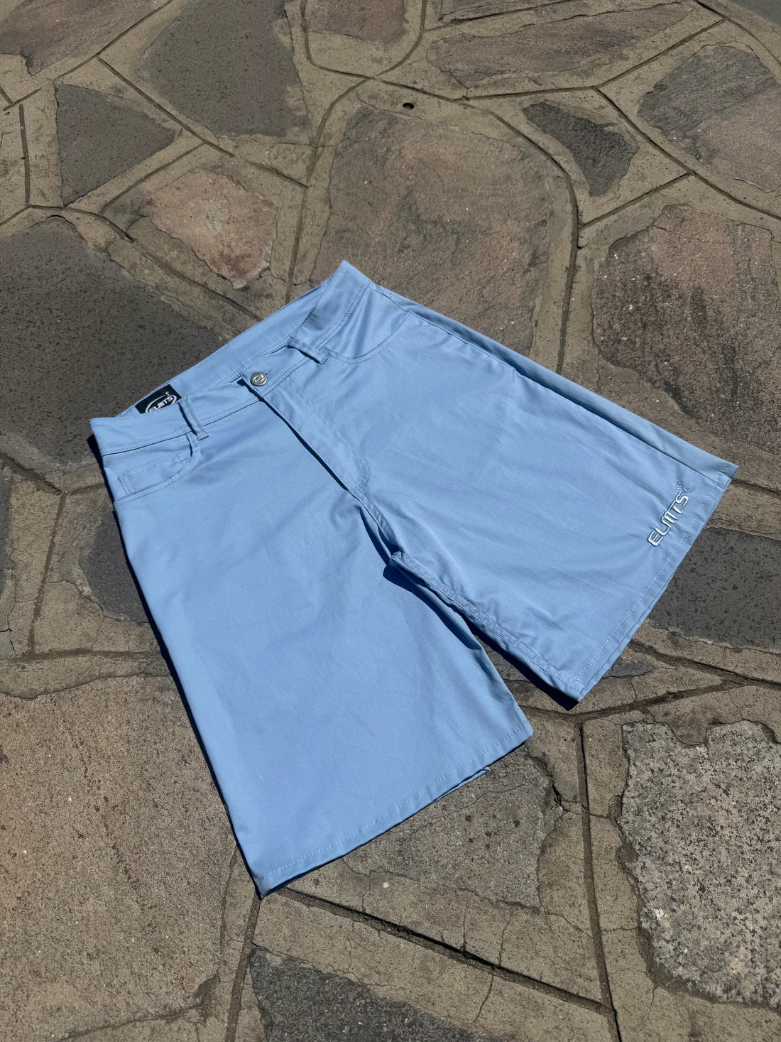 Jorts Cotton Embroidered Sky