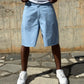 Jorts Cotton Embroidered Sky