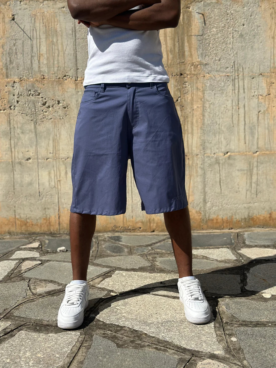 Jorts Cotton Embroidered Sugar Paper