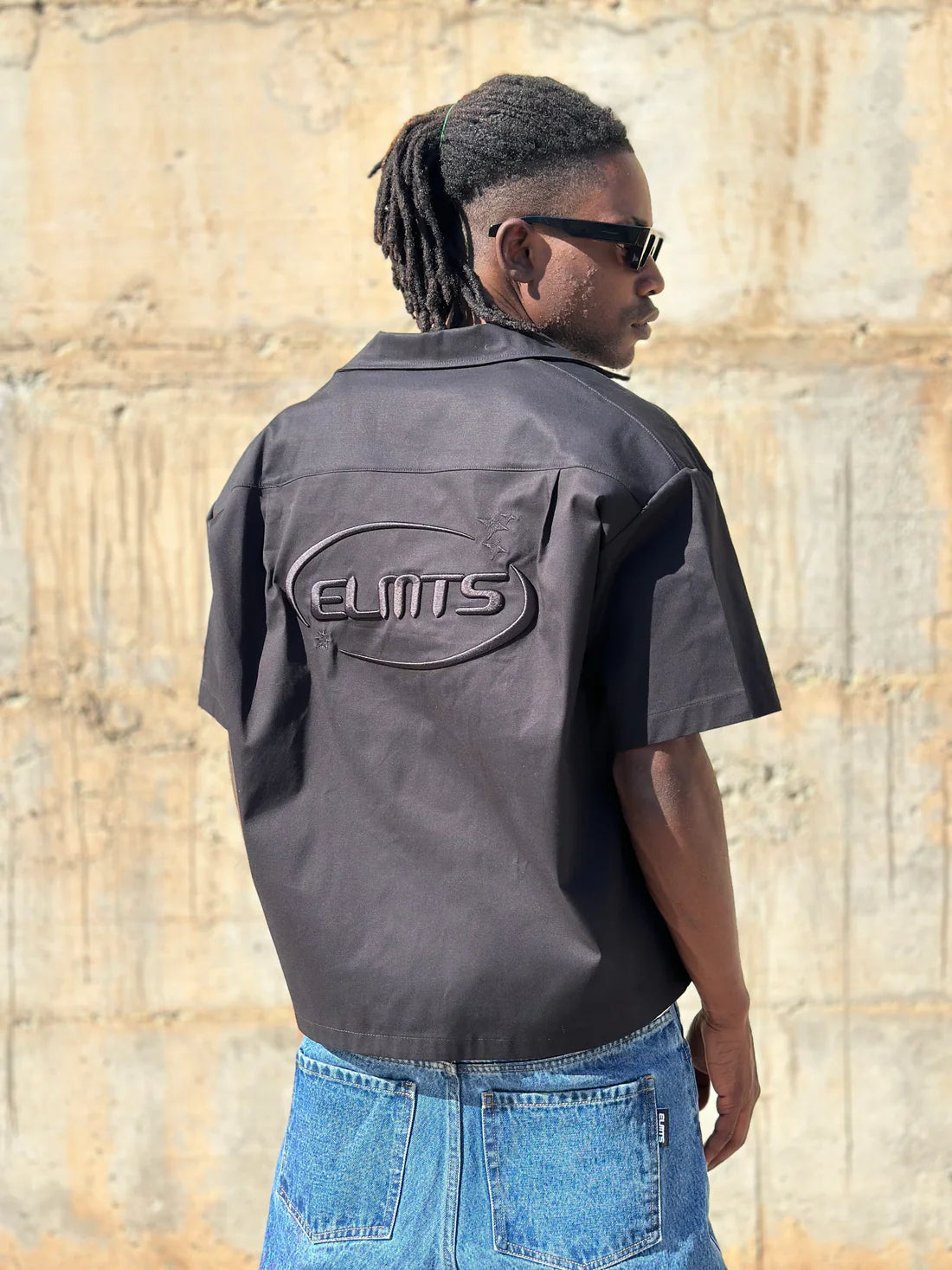 Jacket embroidered Black