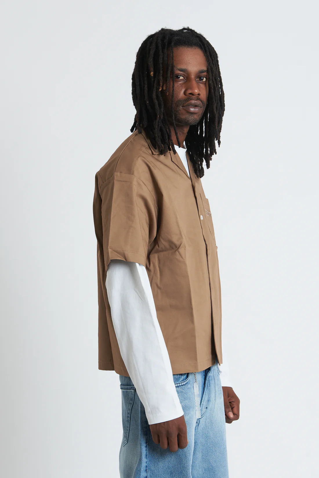 Jacket embroidered Camel