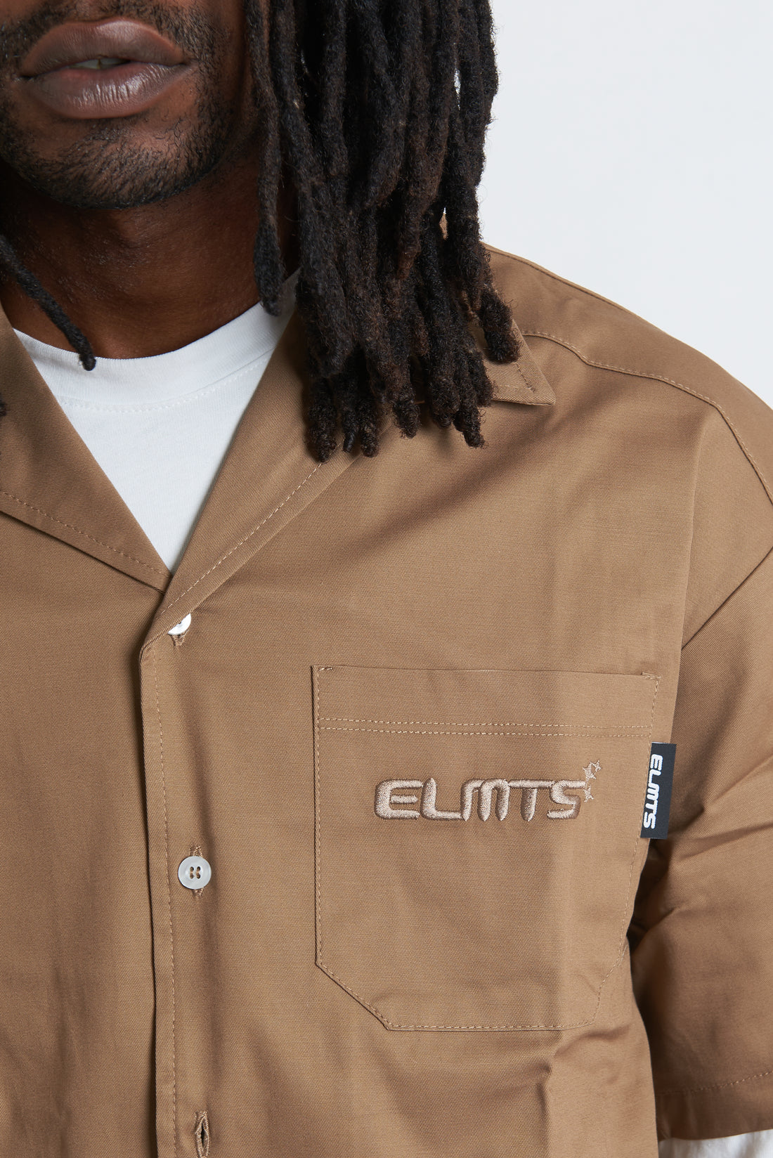 Jacket embroidered Camel