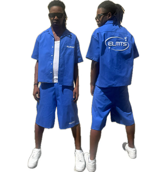 Jacket embroidered Royal