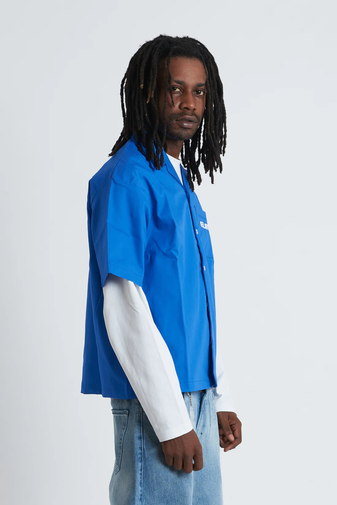 Jacket embroidered Royal