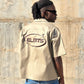 Jacket embroidered Sand