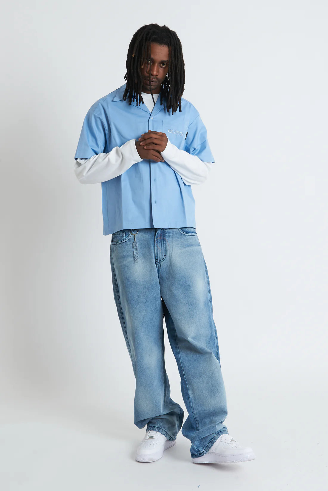 Jacket embroidered Sky