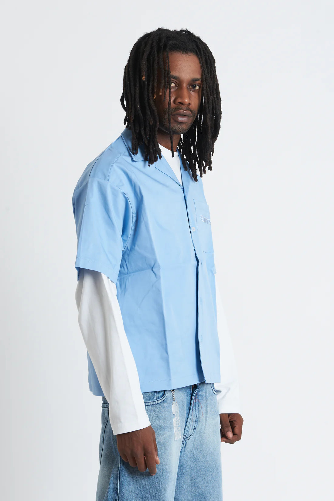 Jacket embroidered Sky