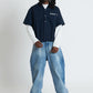 Jacket embroidered Navy