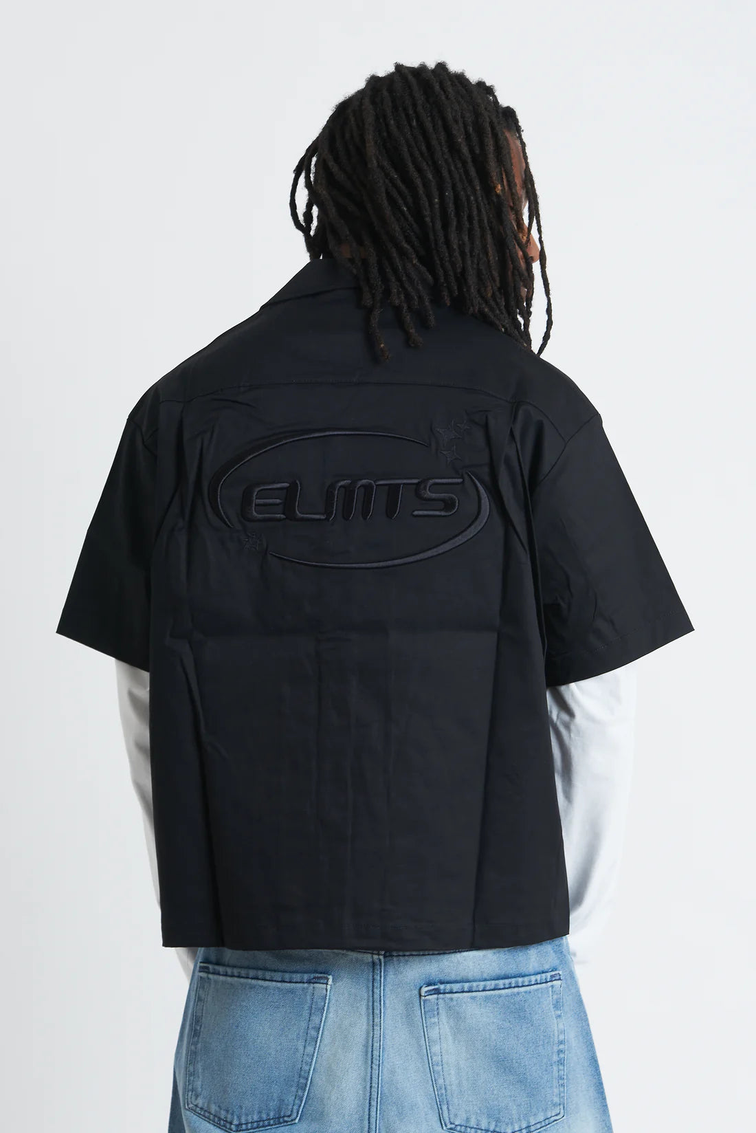 Jacket embroidered Black