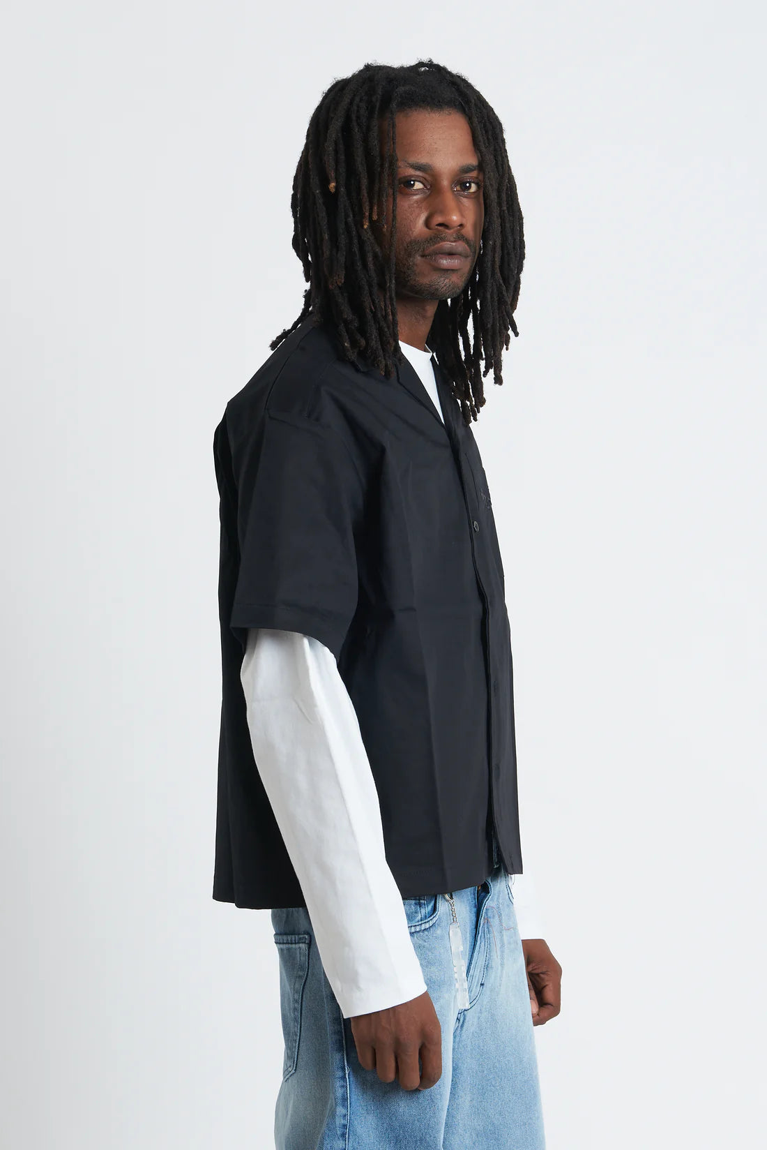 Jacket embroidered Black