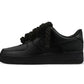 Nike Air Force 1 Black Rope Laces Custom Black