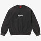Supreme Washed Box Logo Crewneck Black