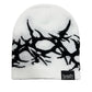 Dynasty Tribal Beanie White