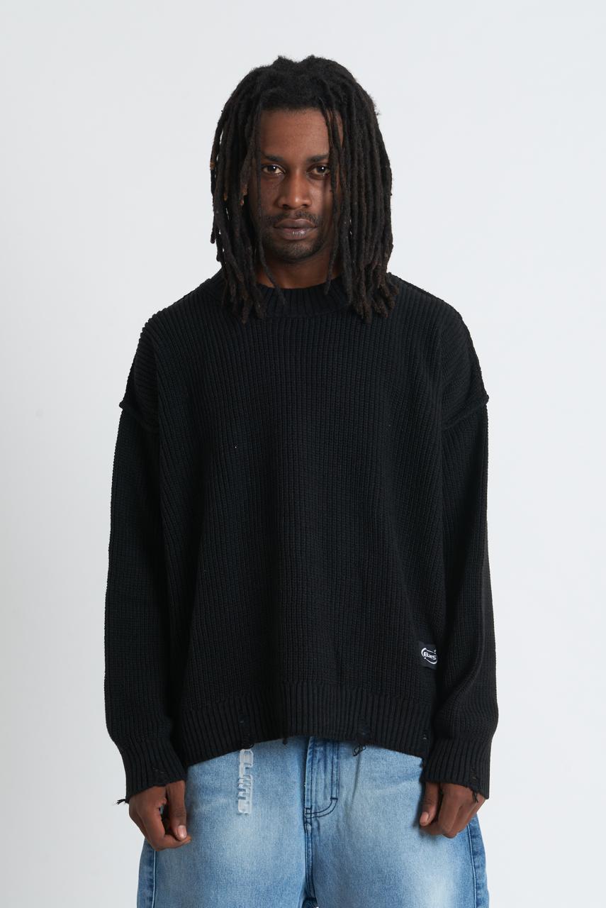 Sweater crop Costa Inglese Black