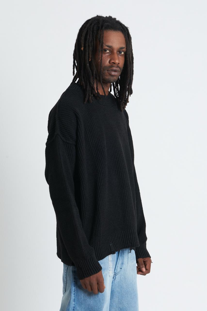 Sweater crop Costa Inglese Black