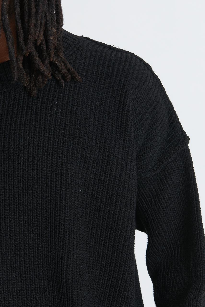 Sweater crop Costa Inglese Black