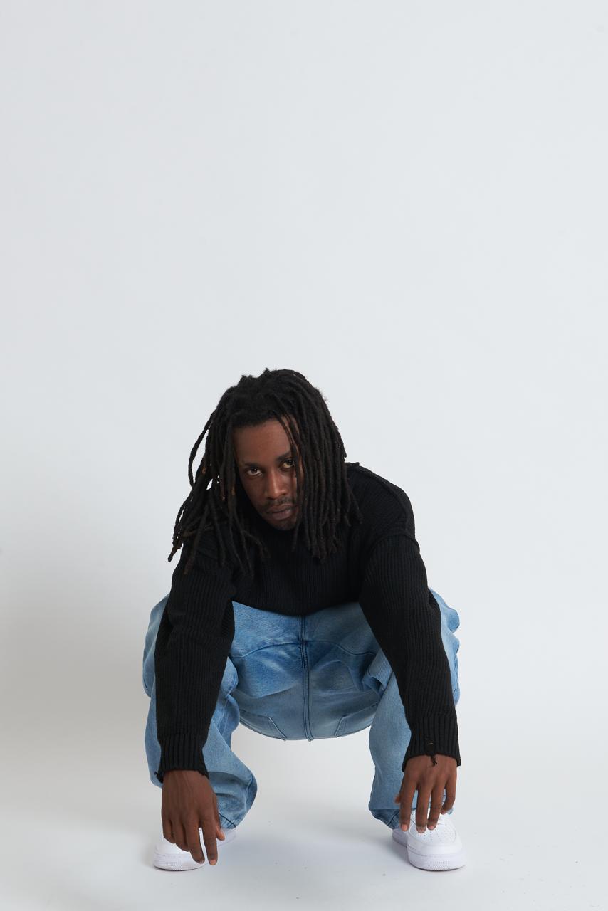 Sweater crop Costa Inglese Black