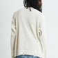 Sweater crop Costa Inglese White