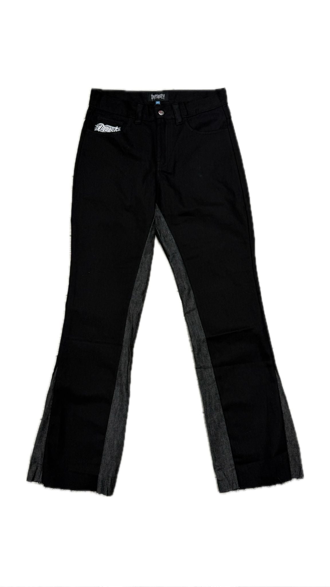 Dynasty Noir Flared Denim | Unisex