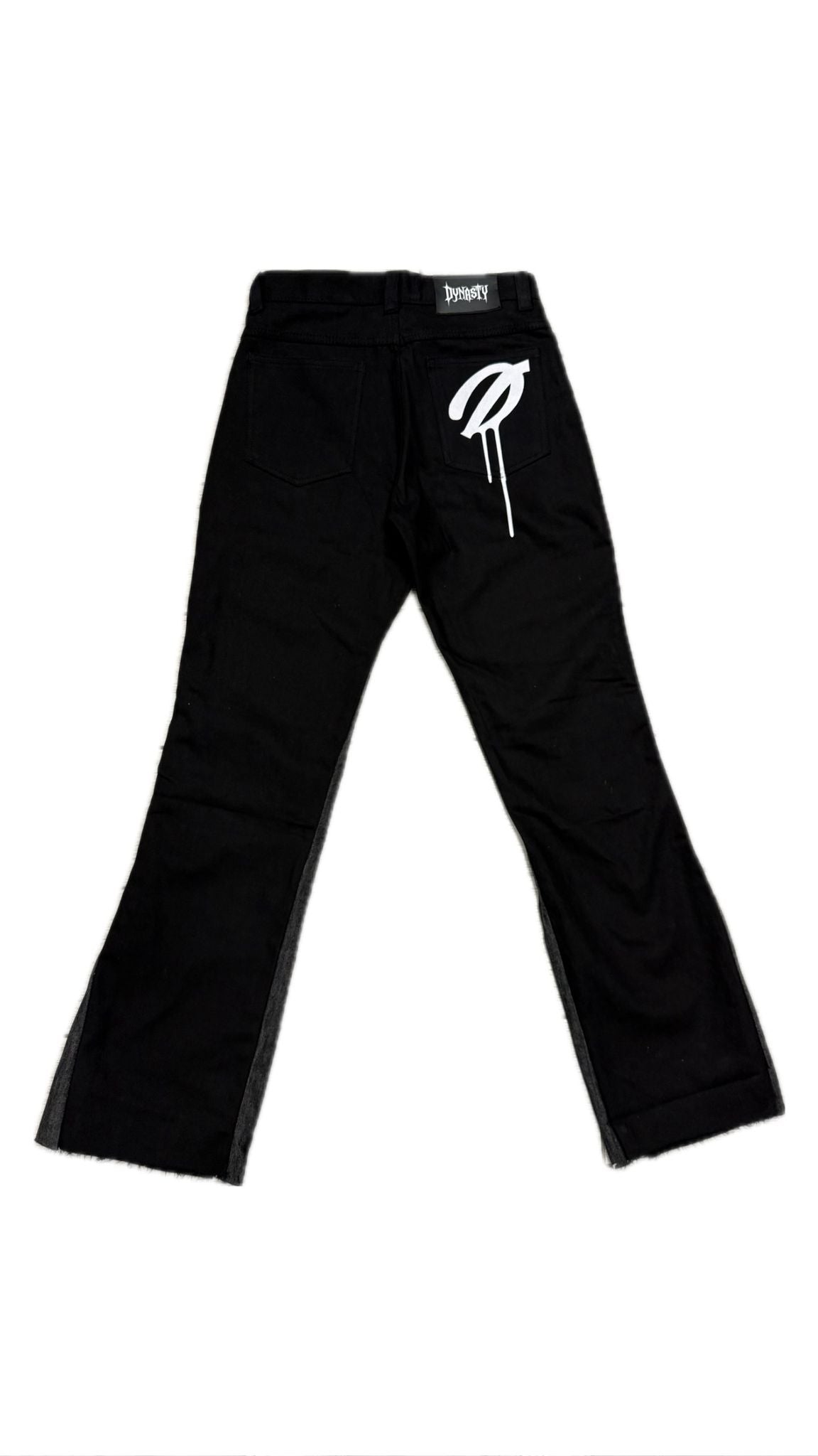 Dynasty Noir Flared Denim | Unisex