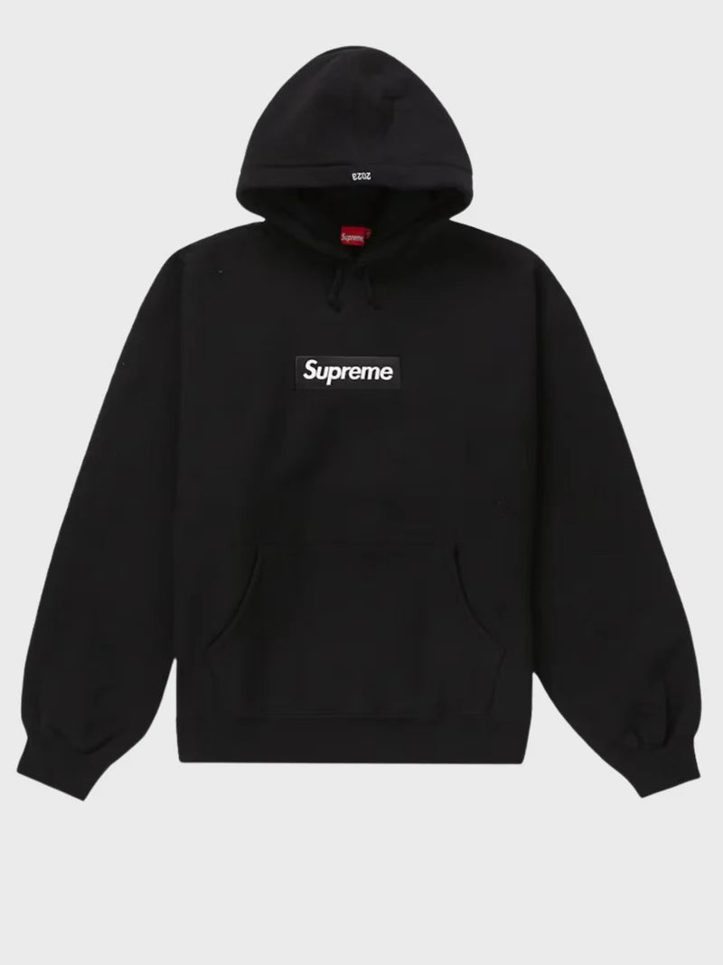 Supreme Box Logo Hooded Sweatshirt Black (FW23)