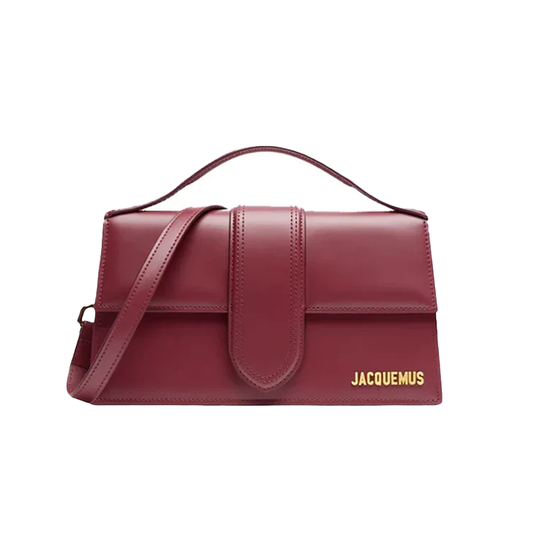 Jacquemus Grand Bambino Dark Burgundy