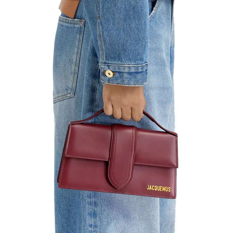 Jacquemus Grand Bambino Dark Burgundy