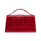 Jacquemus  Grand Bambino Dark Red Stripe